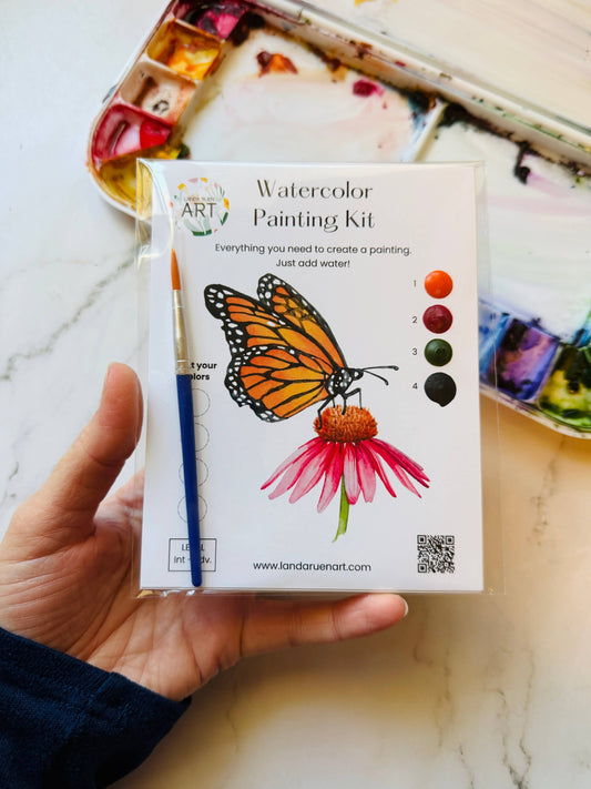 Monarch Butterfly Watercolor Kit