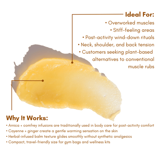 Muscle Joint Salve – Warming Relief in a Biodegradable Tube