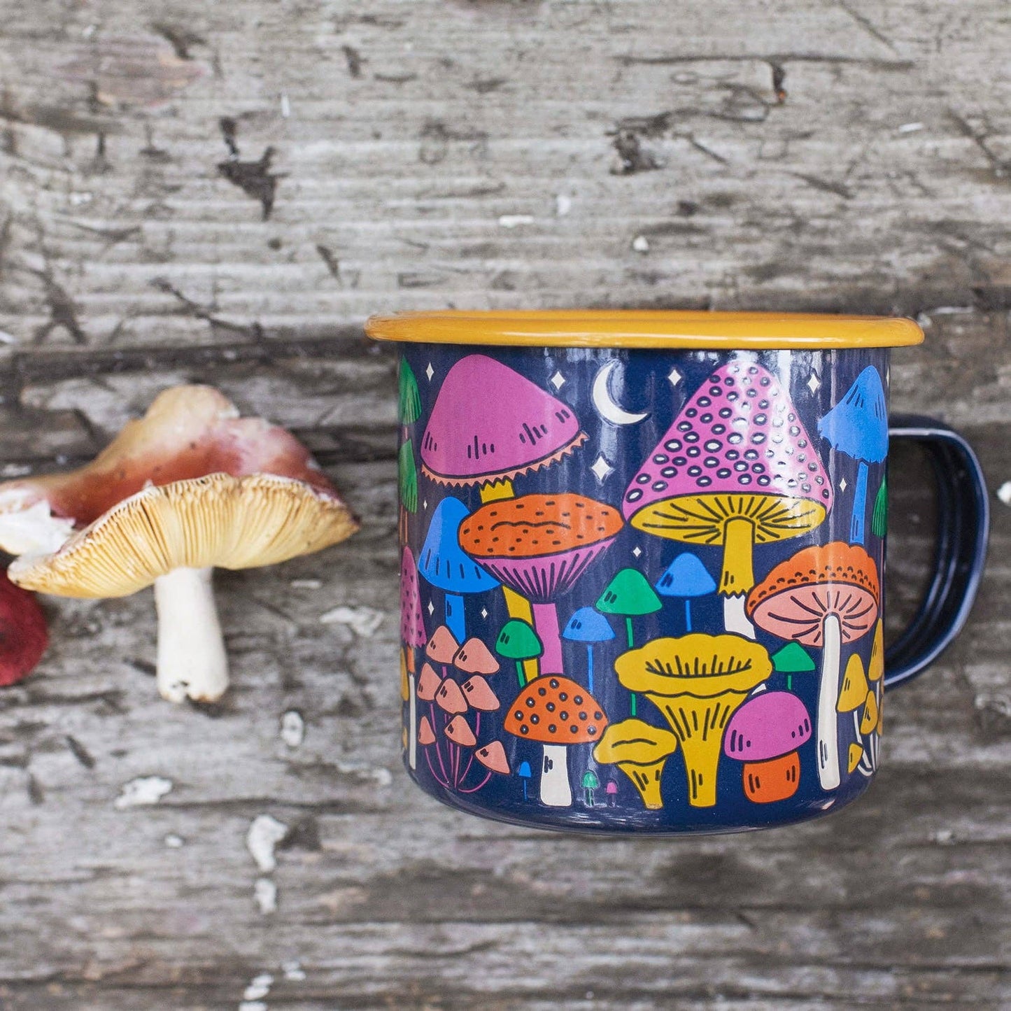 Enamel Mug | Midnight Mushroom
