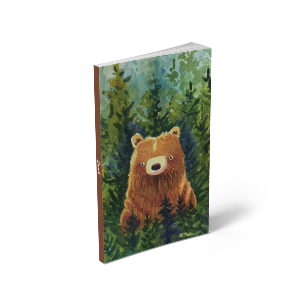 Brown Bear Classic Layflat Notebook Journal LFC2274L
