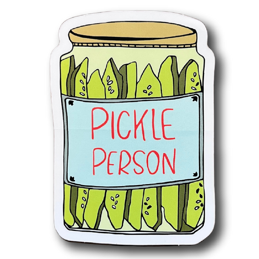 Pickle Person sticker