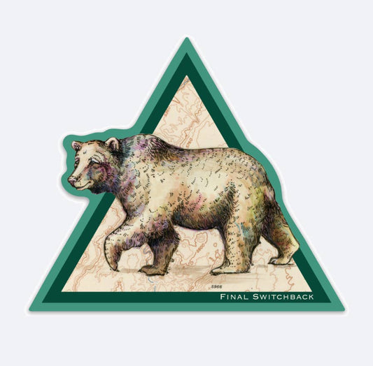 Bear Vinyl Sticker