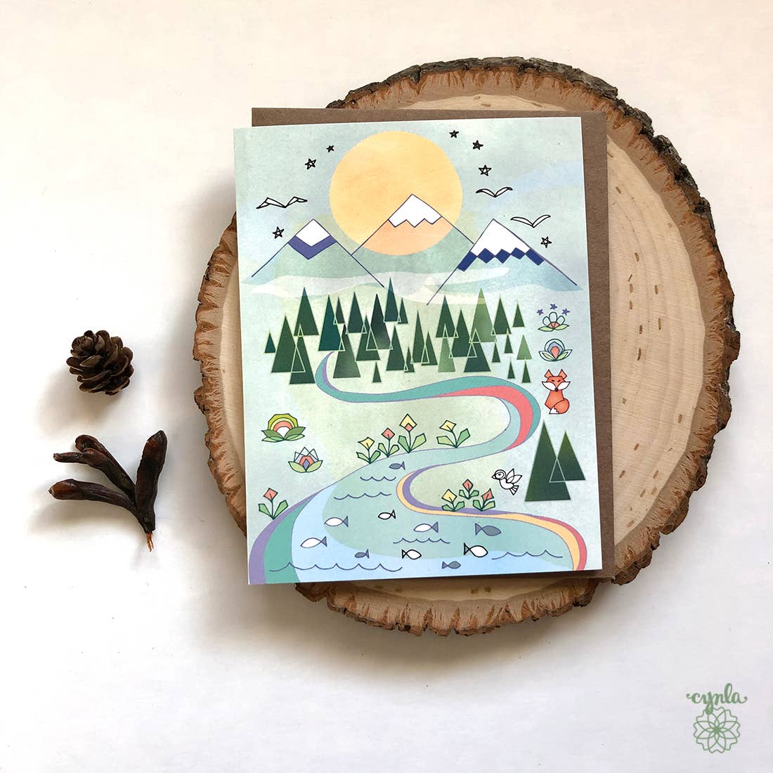 Mountain Greeting Card