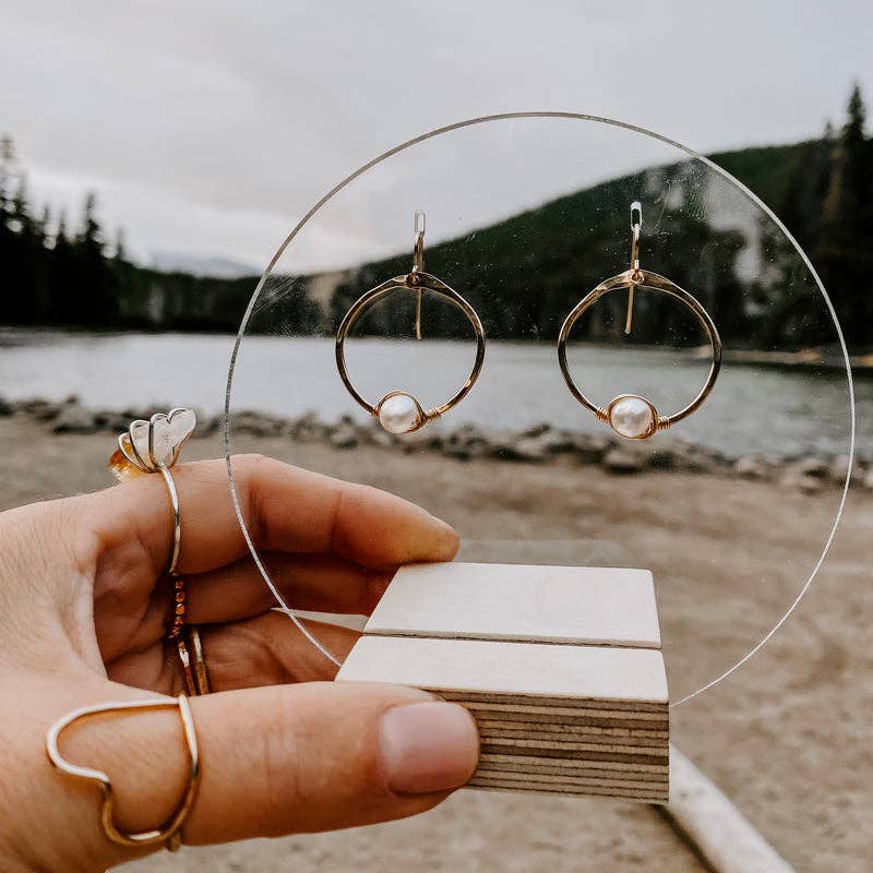 Dusk Earrings: 14k Gold Fill