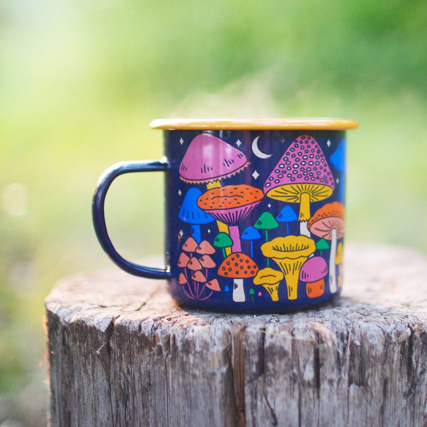 Enamel Mug | Midnight Mushroom