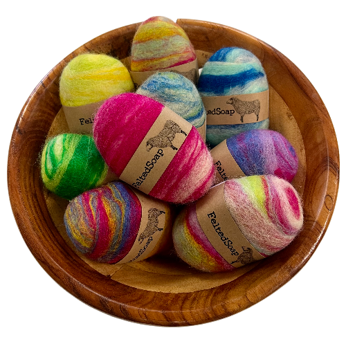 Felted Soap in Wool