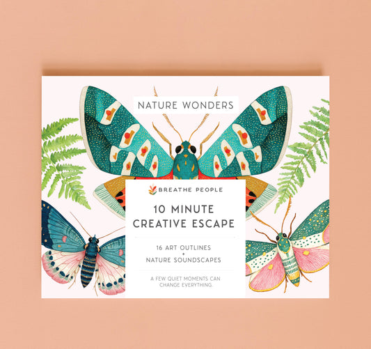 10 Minute Creative Escape Watercolor Book — Nature Wonders