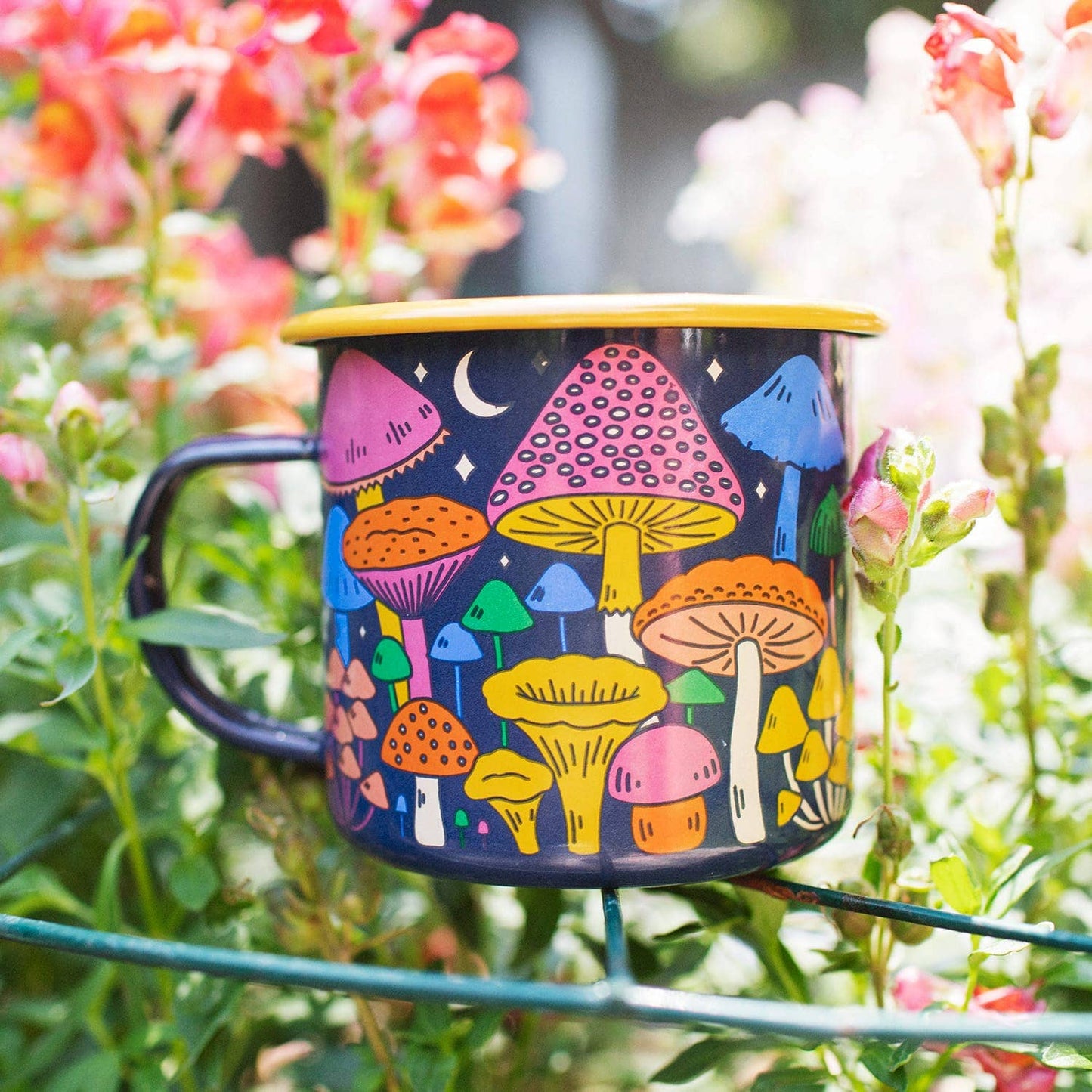 Enamel Mug | Midnight Mushroom