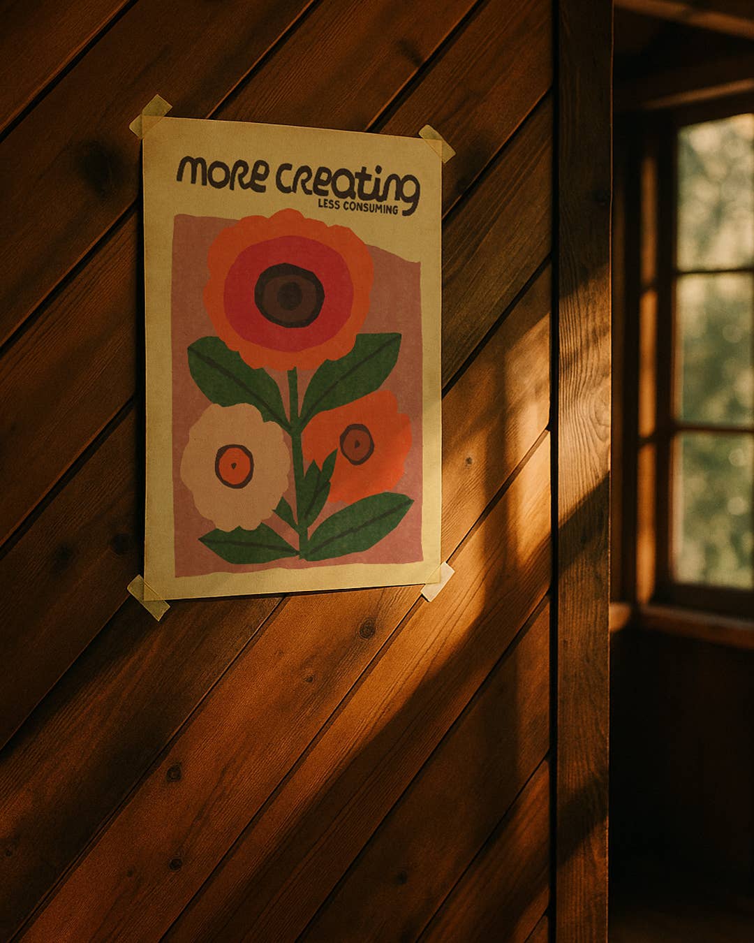 Art Print - More Creating, Less Consuming