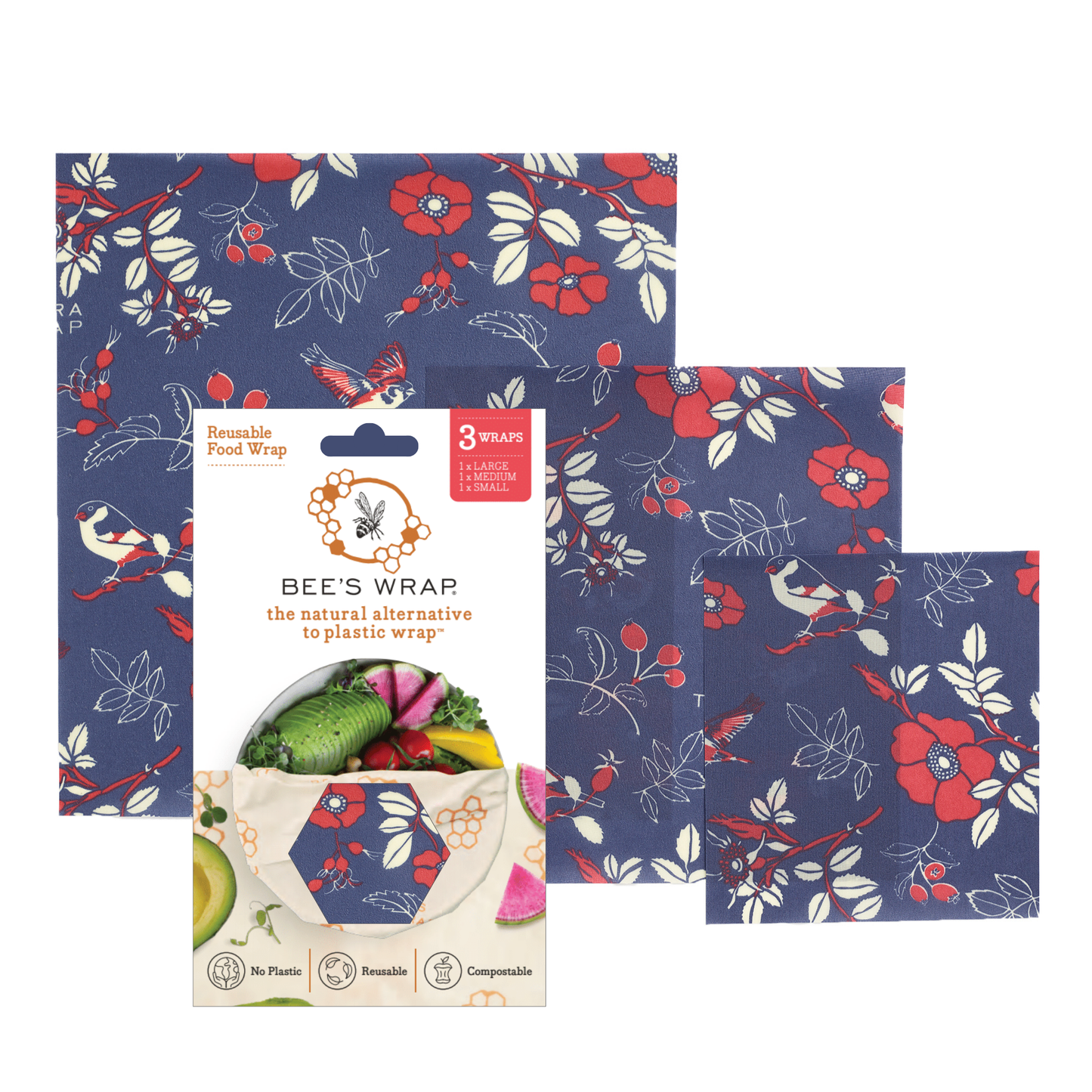 Bee's Wrap Assorted 3 Pack - Botanical