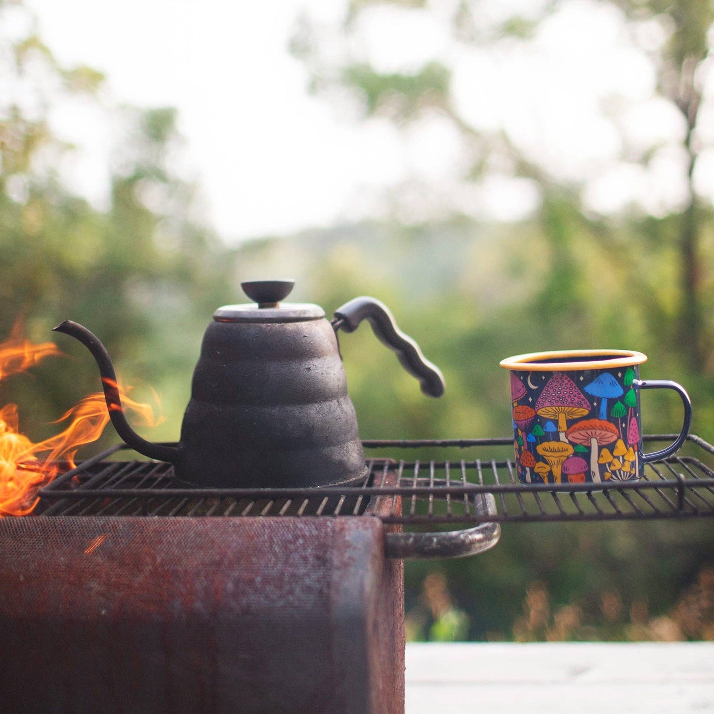Enamel Mug | Midnight Mushroom