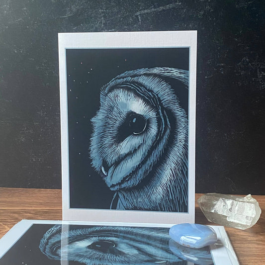 Barn Owl greeting card