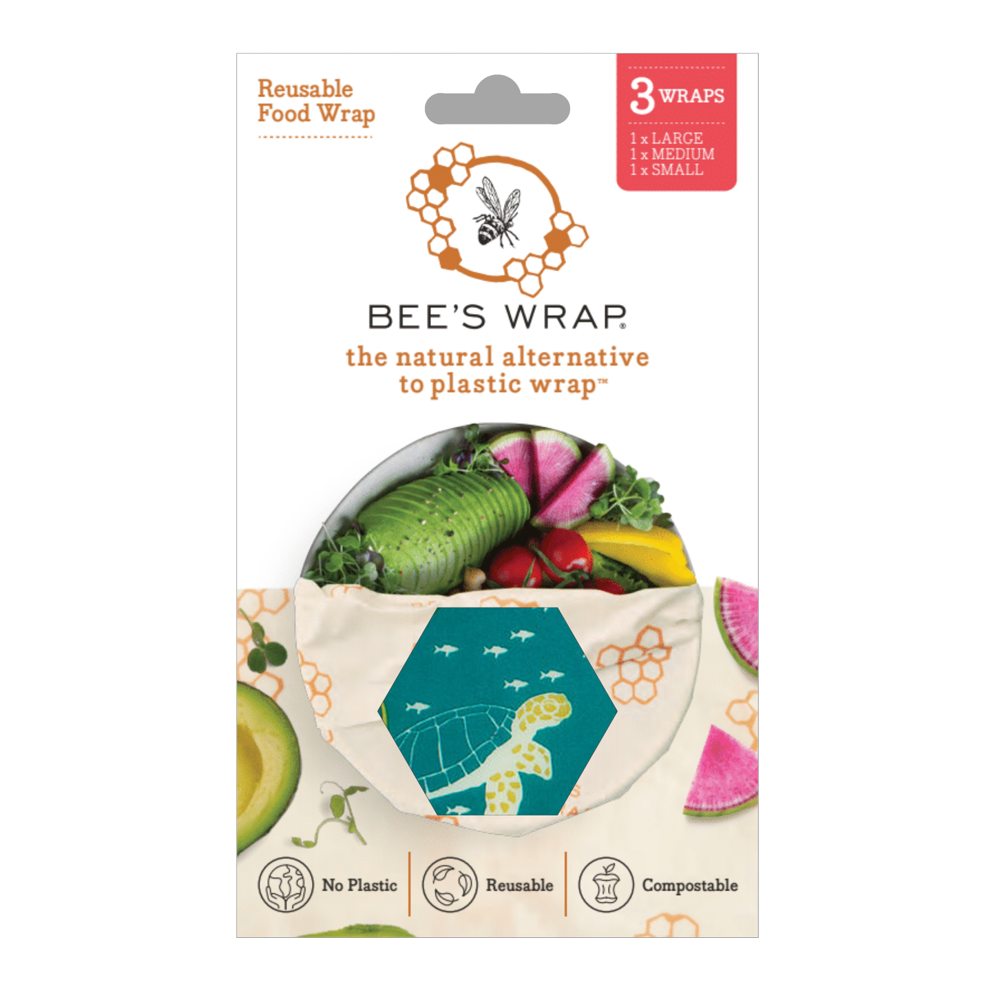 Bee's Wrap Assorted 3 Pack - Oceans