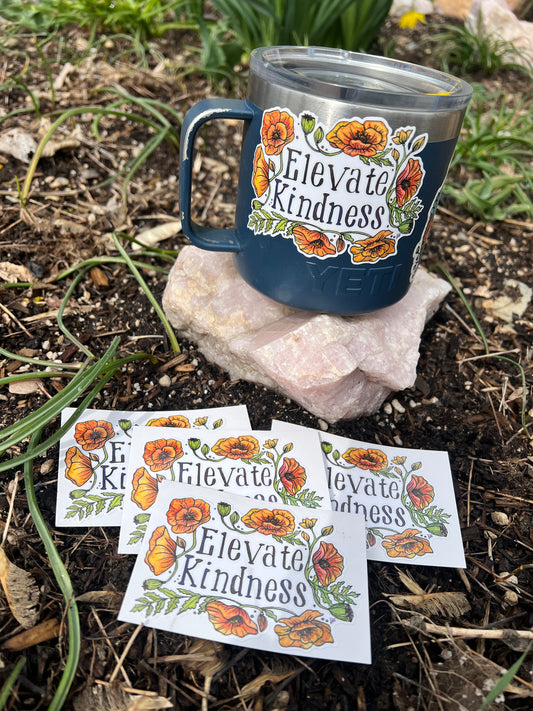 Elevate Kindness Sticker