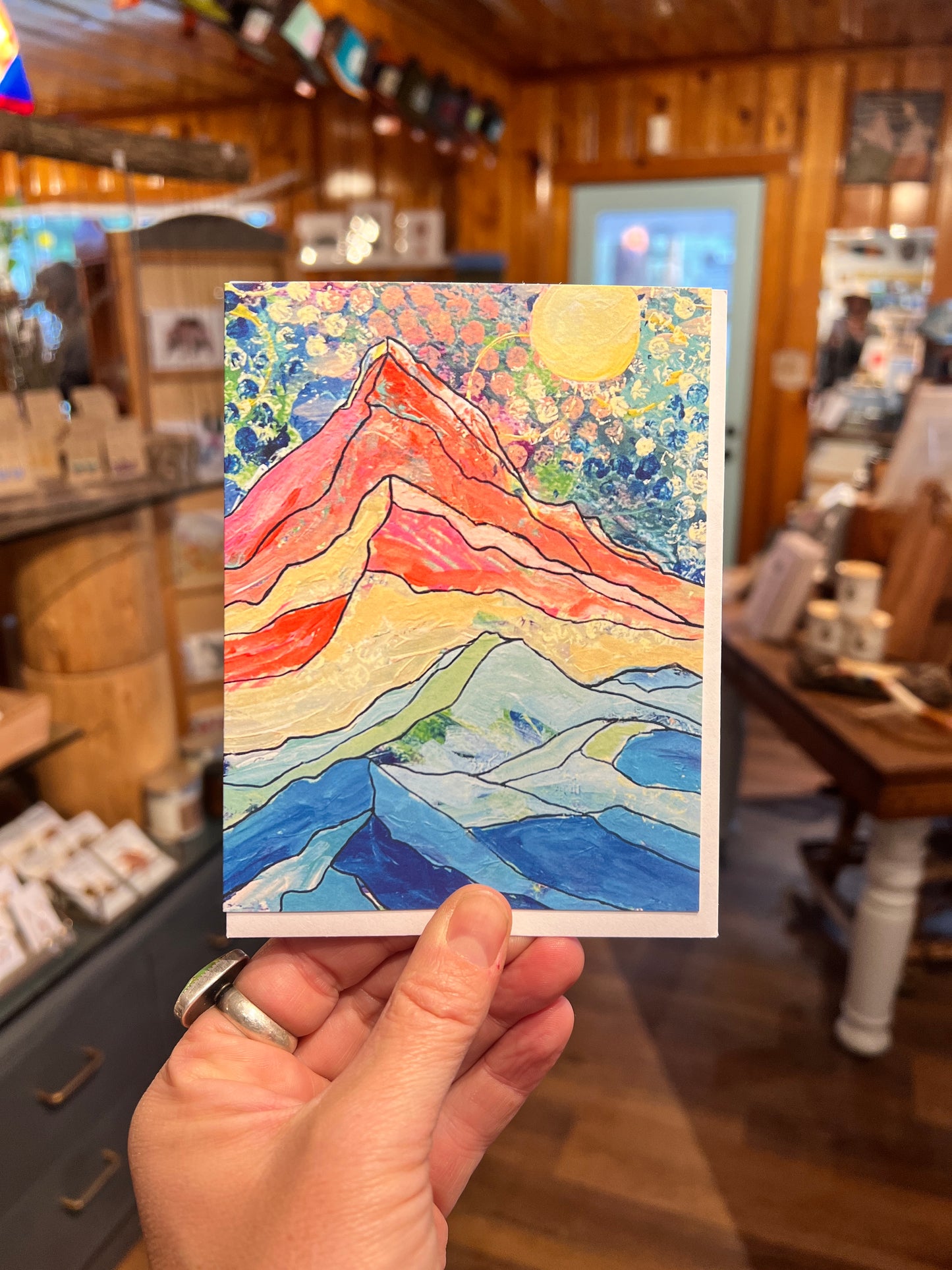 Rainbow Mountain Card