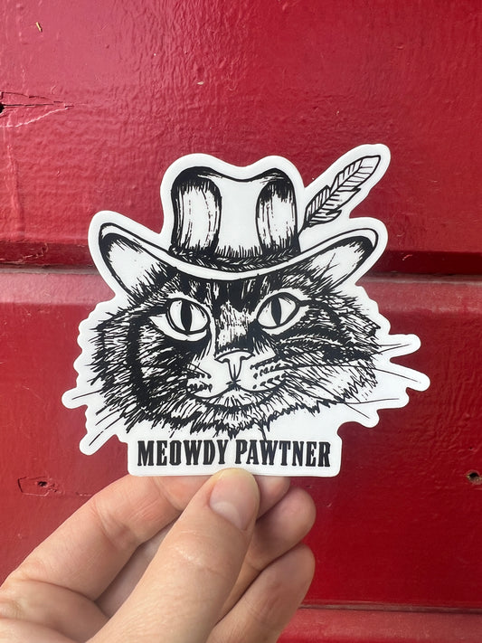 Meowdy Partner Sticker