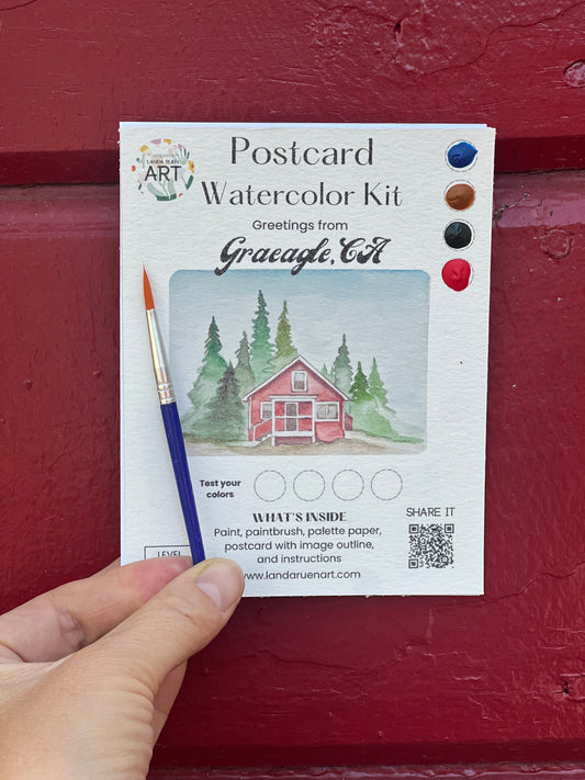 Paint your own Graeagle Post Card
