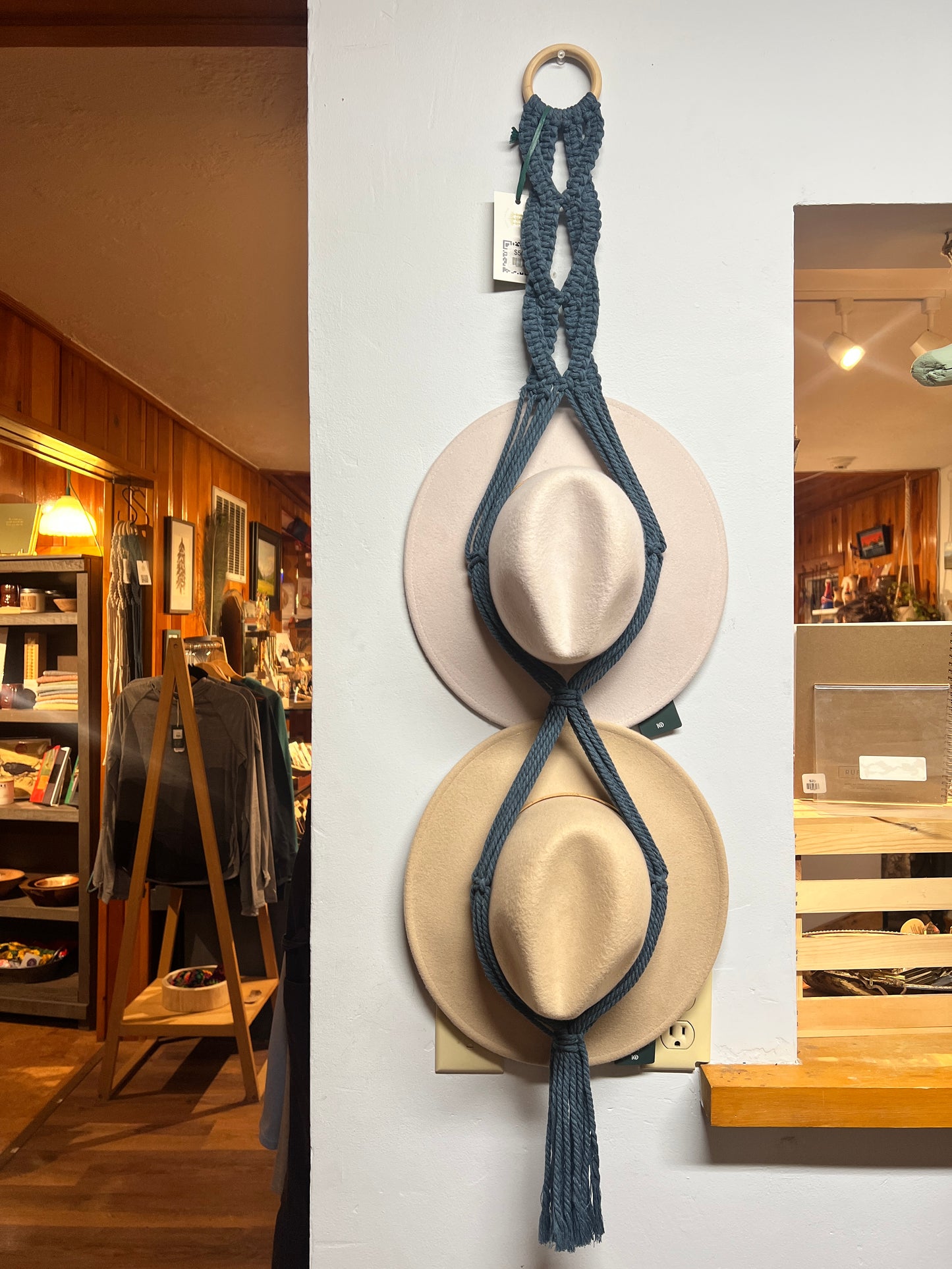 Macrame Hat Hangers