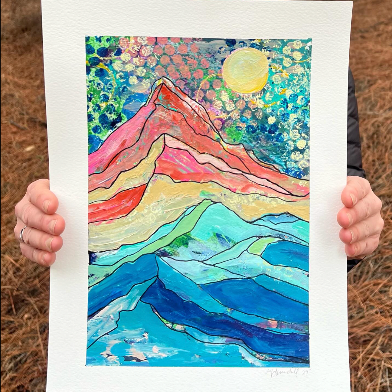 Abstract Alpine Painting Class - Saturday June 6th l 4-6pm