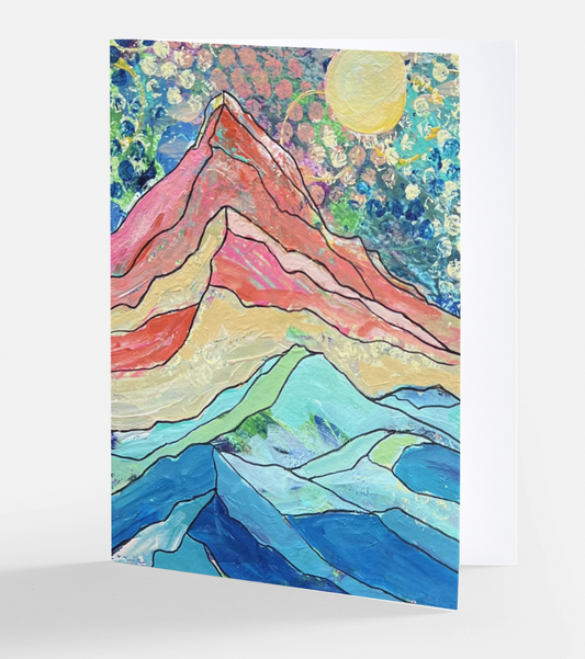 Rainbow Mountain Card