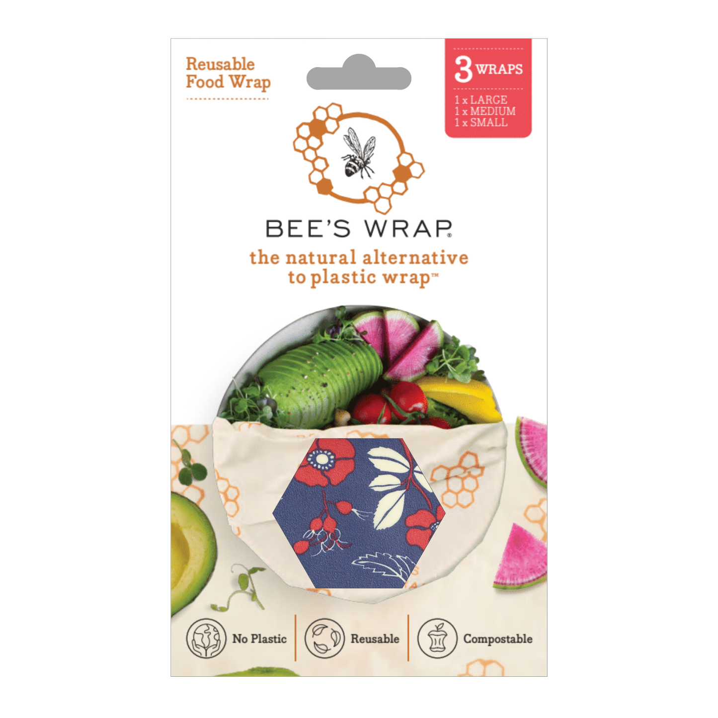 Bee's Wrap Assorted 3 Pack - Botanical