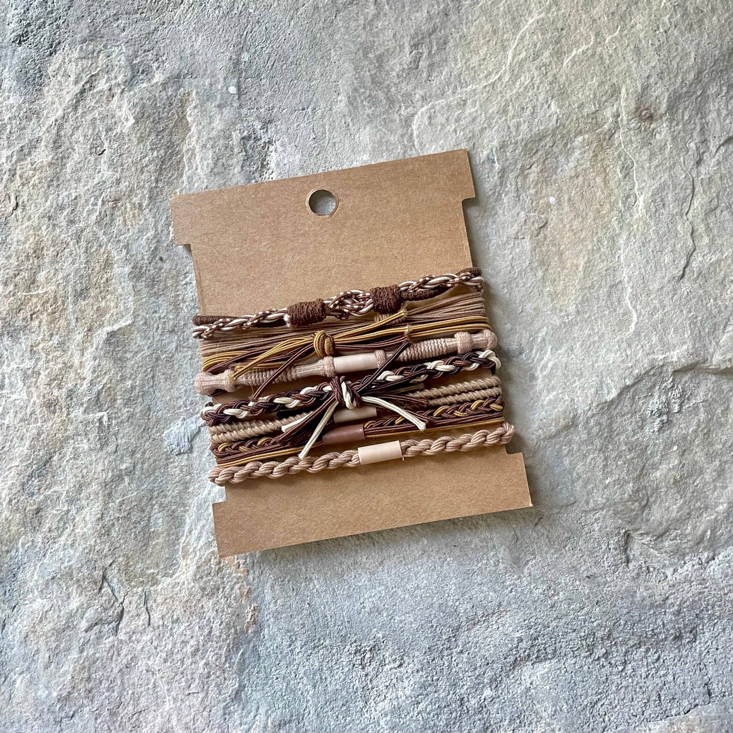Boho Hair Ties | Rustic neutrals