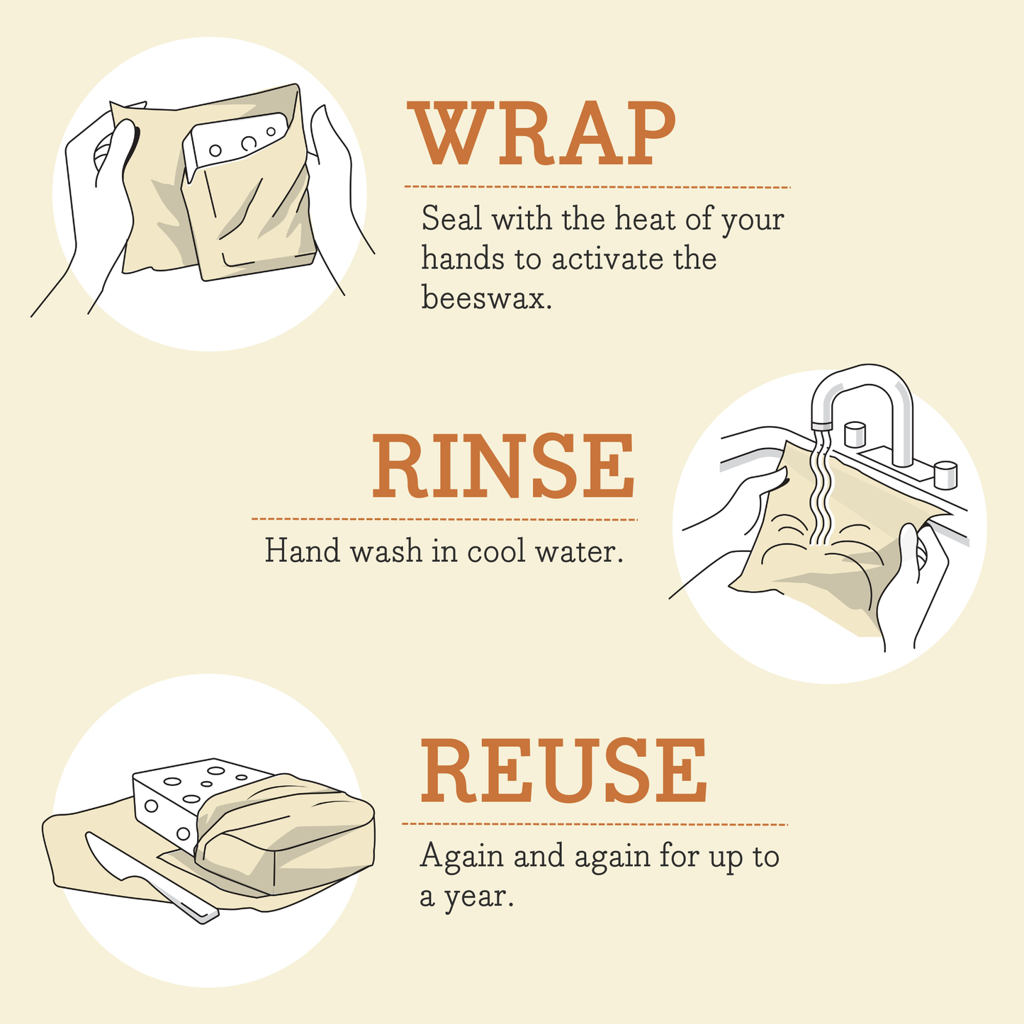 Bee's Wrap - Assorted 3-Pack Meadow Magic