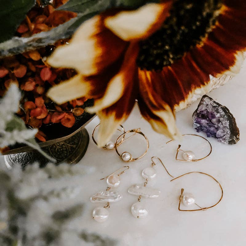 Dusk Earrings: 14k Gold Fill