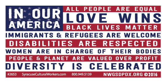 In Our America Sticker