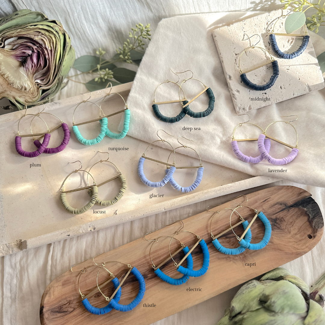 Terrain Earrings - Multiple colors