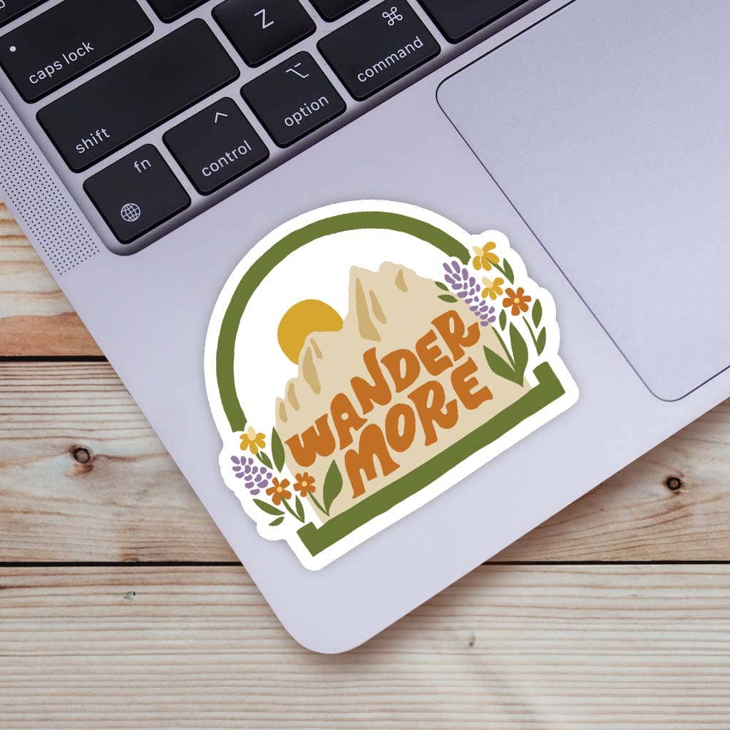 Wander More Nature Sticker
