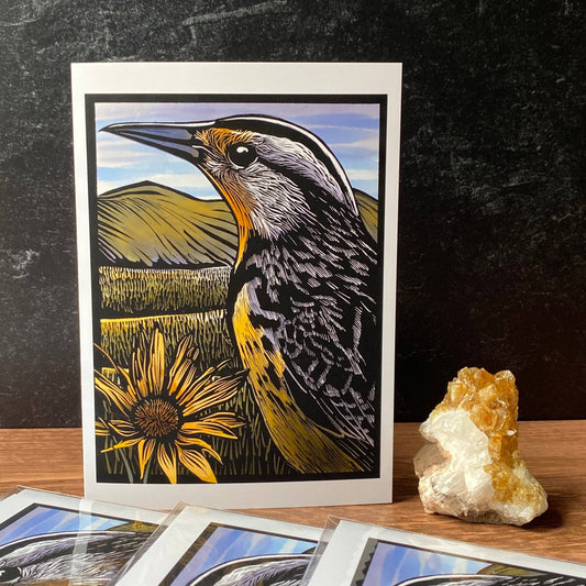 Meadowlark greeting card