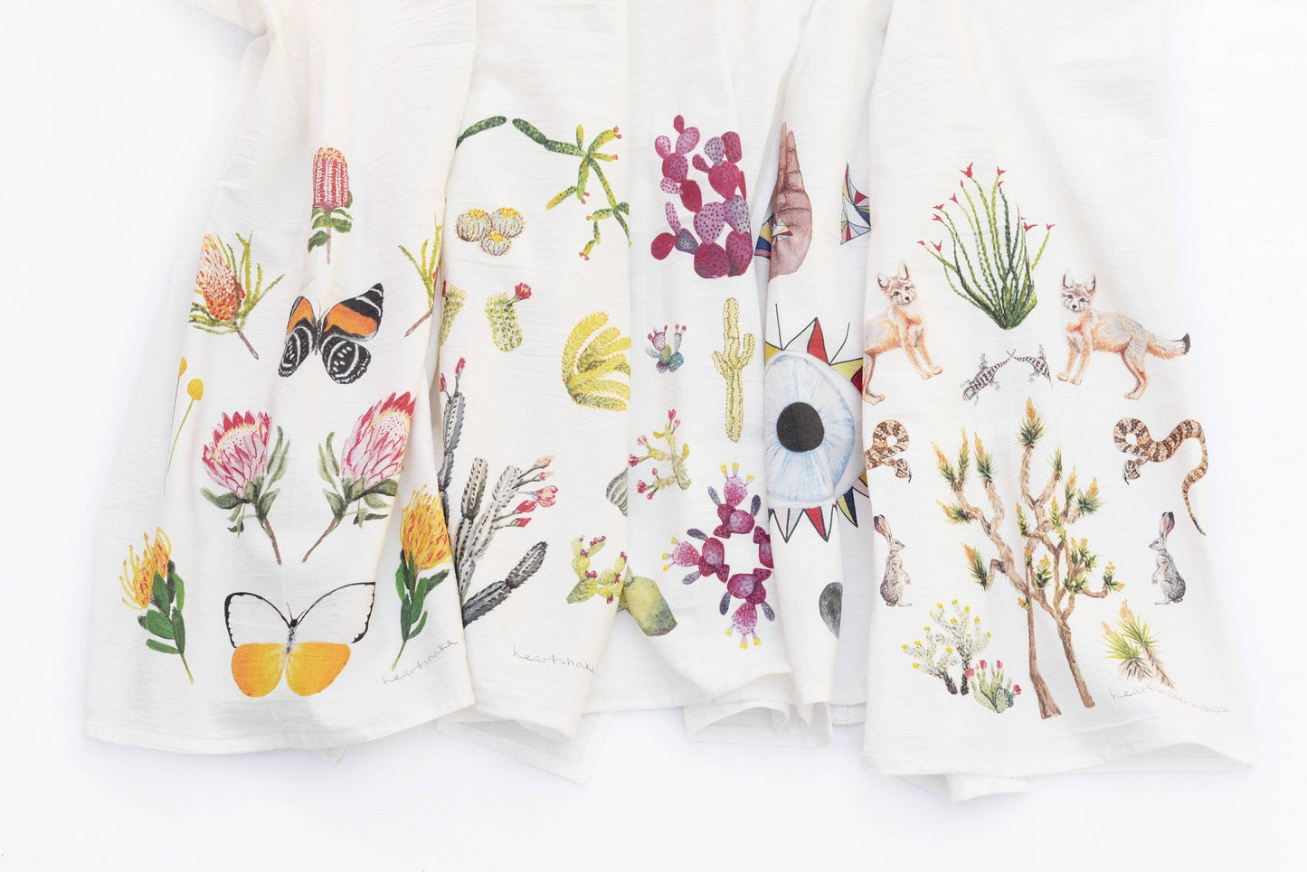 Protea Butterfly Tea Towel