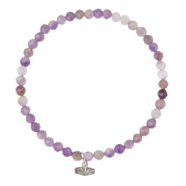 Mini Faceted Stone Stacking Bracelets
