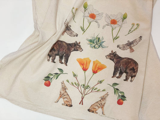 California Tea Towel