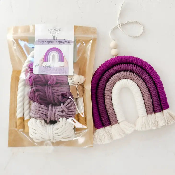 DIY Macrame Rainbow Kits