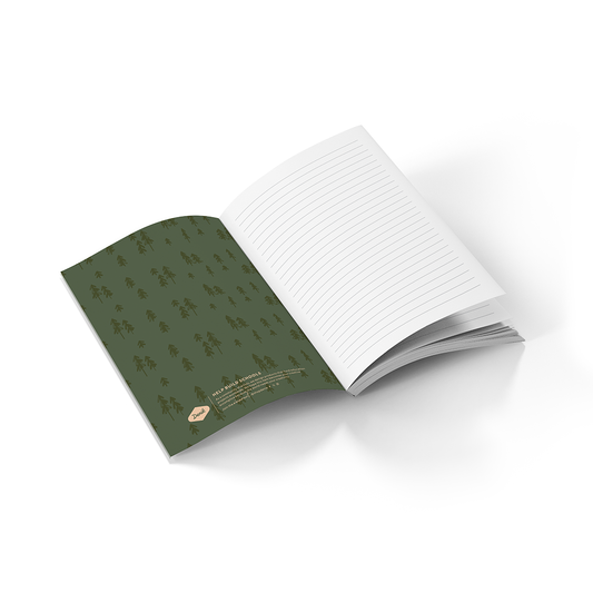 Rosy Mountain  Soft Touch Classic Layflat Notebook Journal