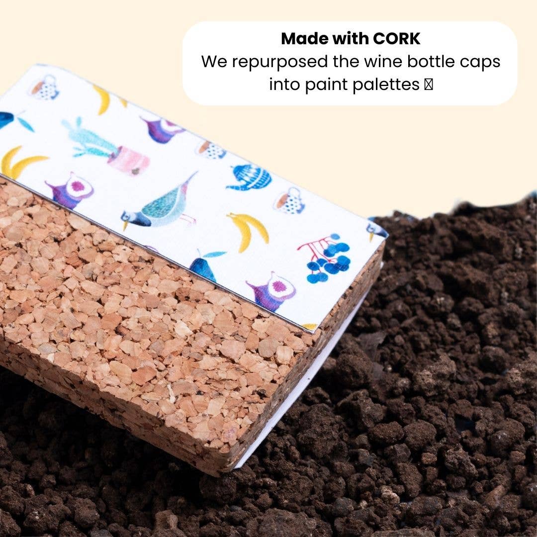Watercolor Pans- Metallic | Nano Cork Palette | Case of 5