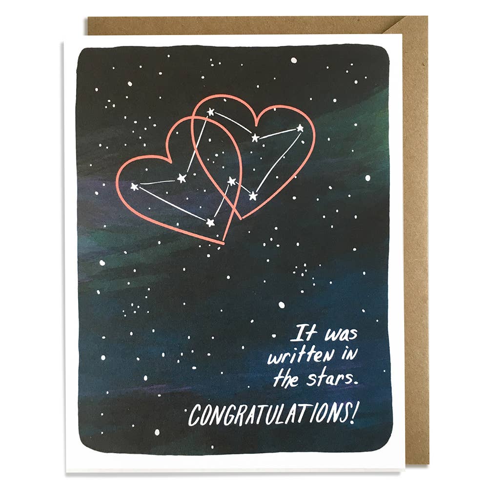 Written in the Stars - Wedding Card