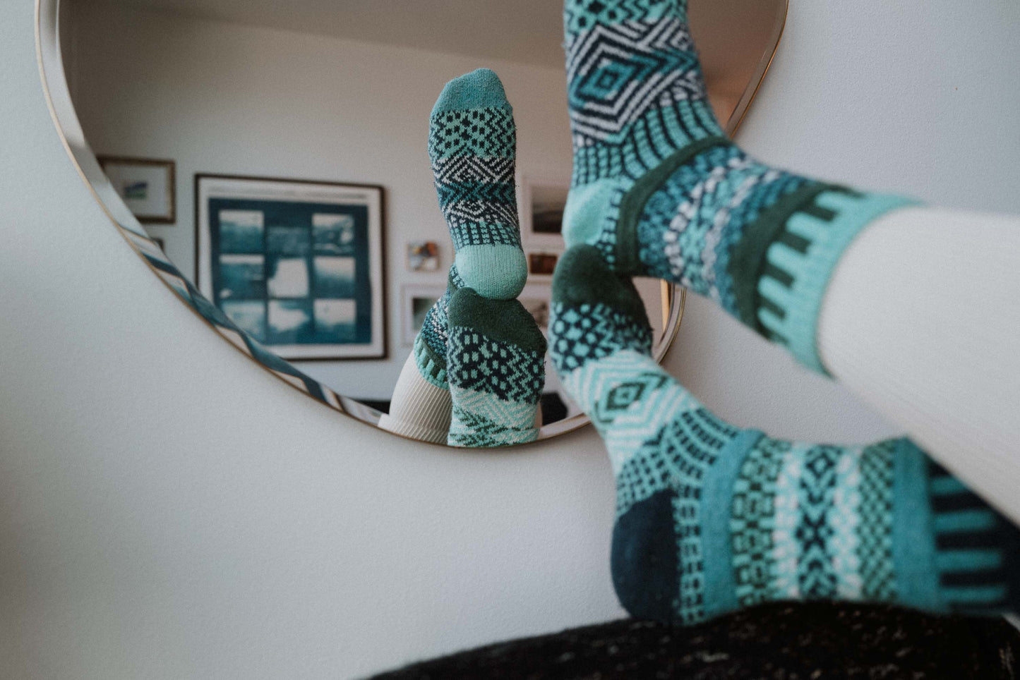 Evergreen Crew Socks