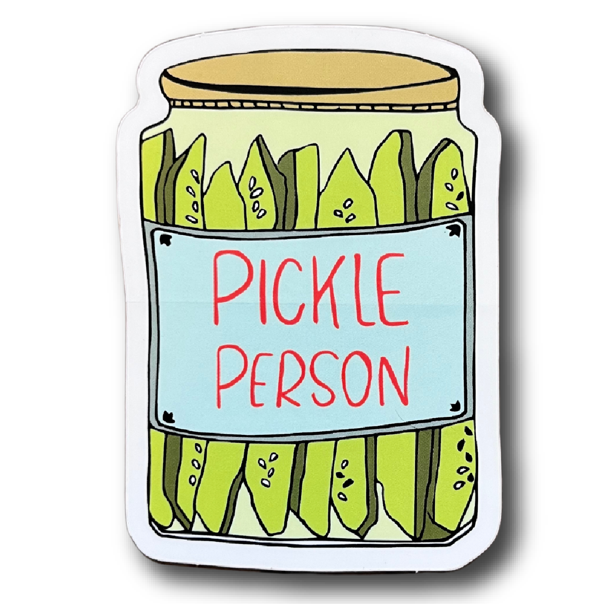 Pickle Person sticker