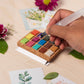 Watercolor Pans- Metallic | Nano Cork Palette | Case of 5