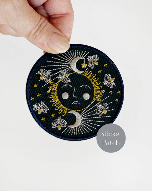 Moonglow Embroidery Sticker Patch