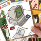 You Old Computer Birthday Card