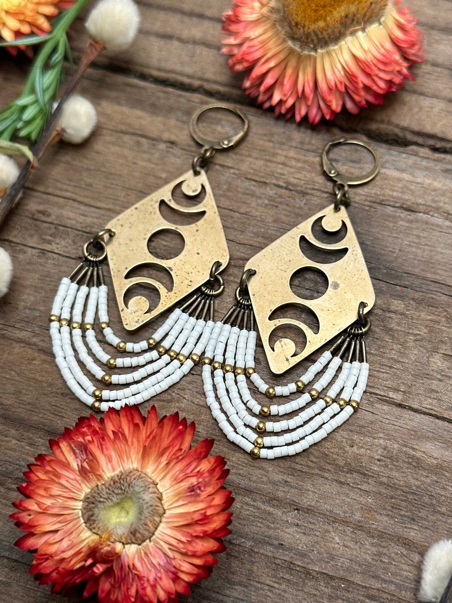Magpie Snow Earrings