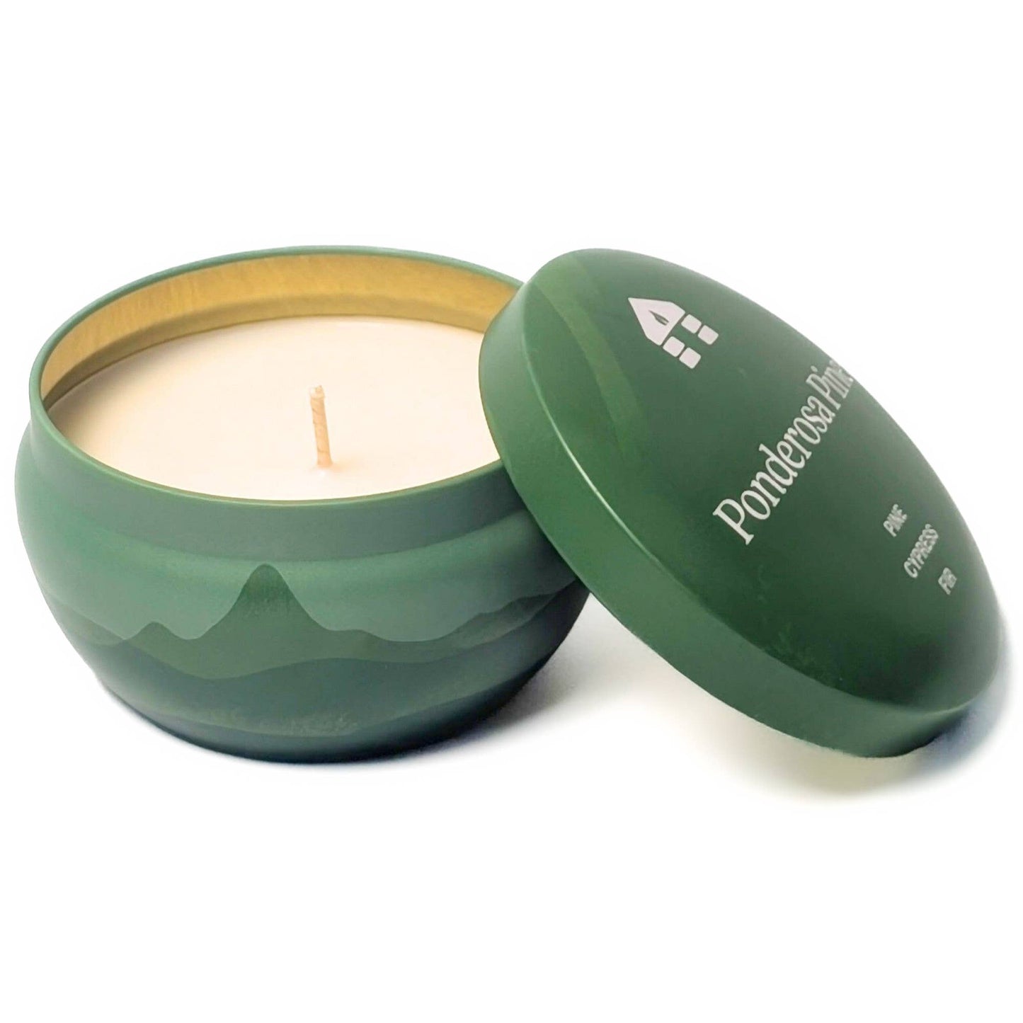 Ponderosa Pine Scented Candle - Bluecorn Aromática - 8oz Tin
