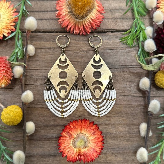 Magpie Snow Earrings