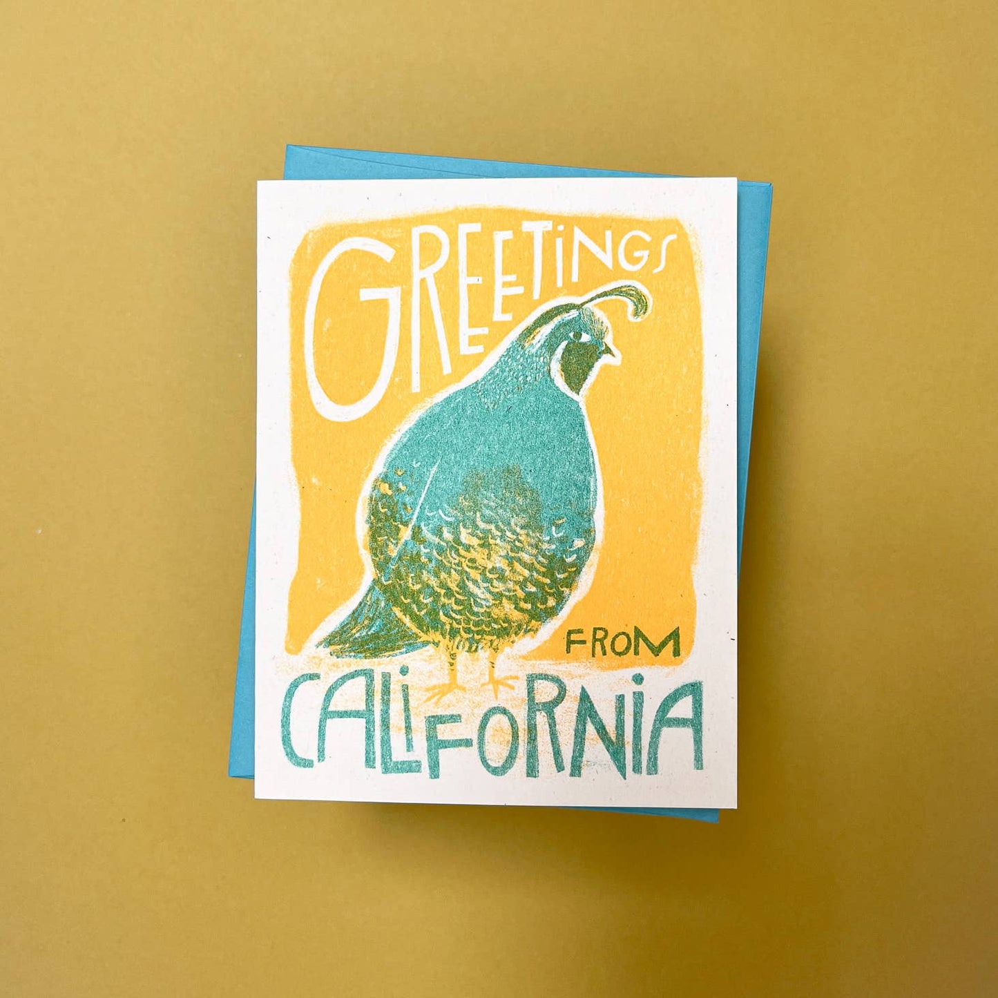 CA Greetings, Risograph Blank Card