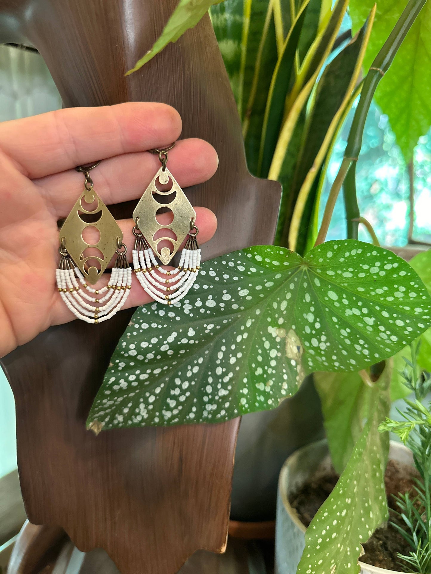 Magpie Snow Earrings