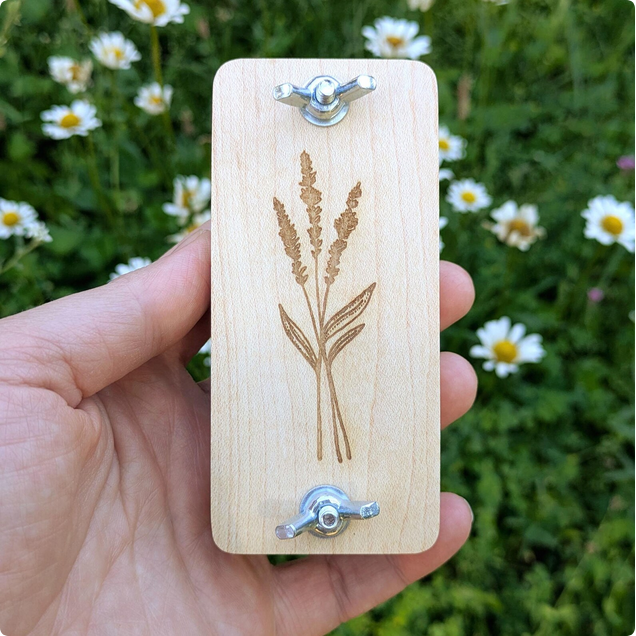 Pocket Sized Flower Press 2"x4"